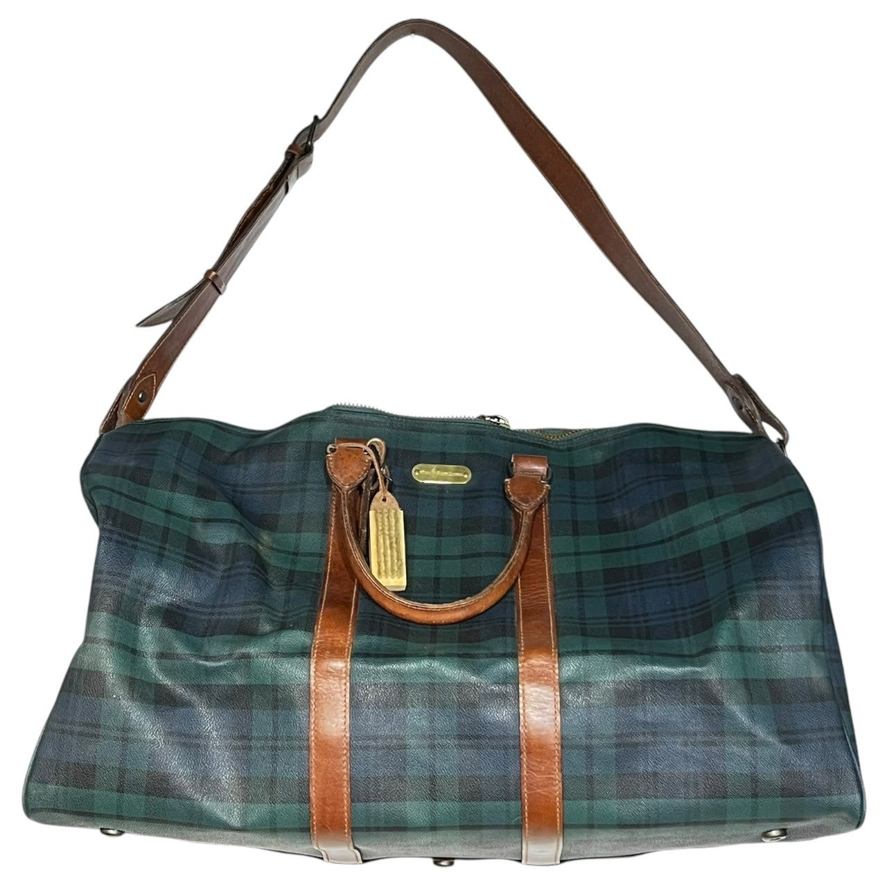 RALPH LAUREN ラルフローレン ボストンバッグ 2way チェック柄 ポロ