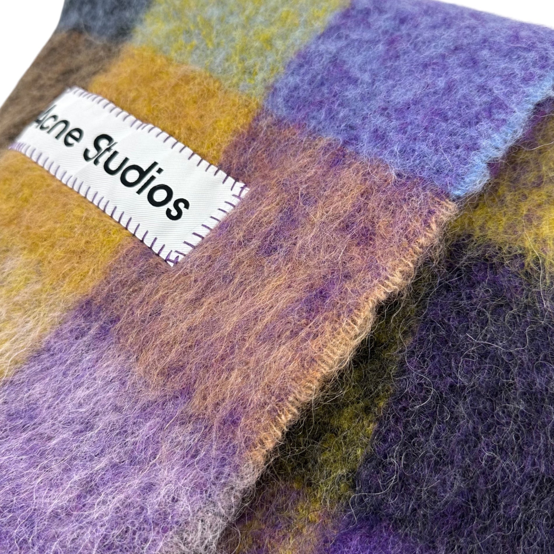 Acne Studios(アクネストゥディオズ) mohair check scarf モヘア