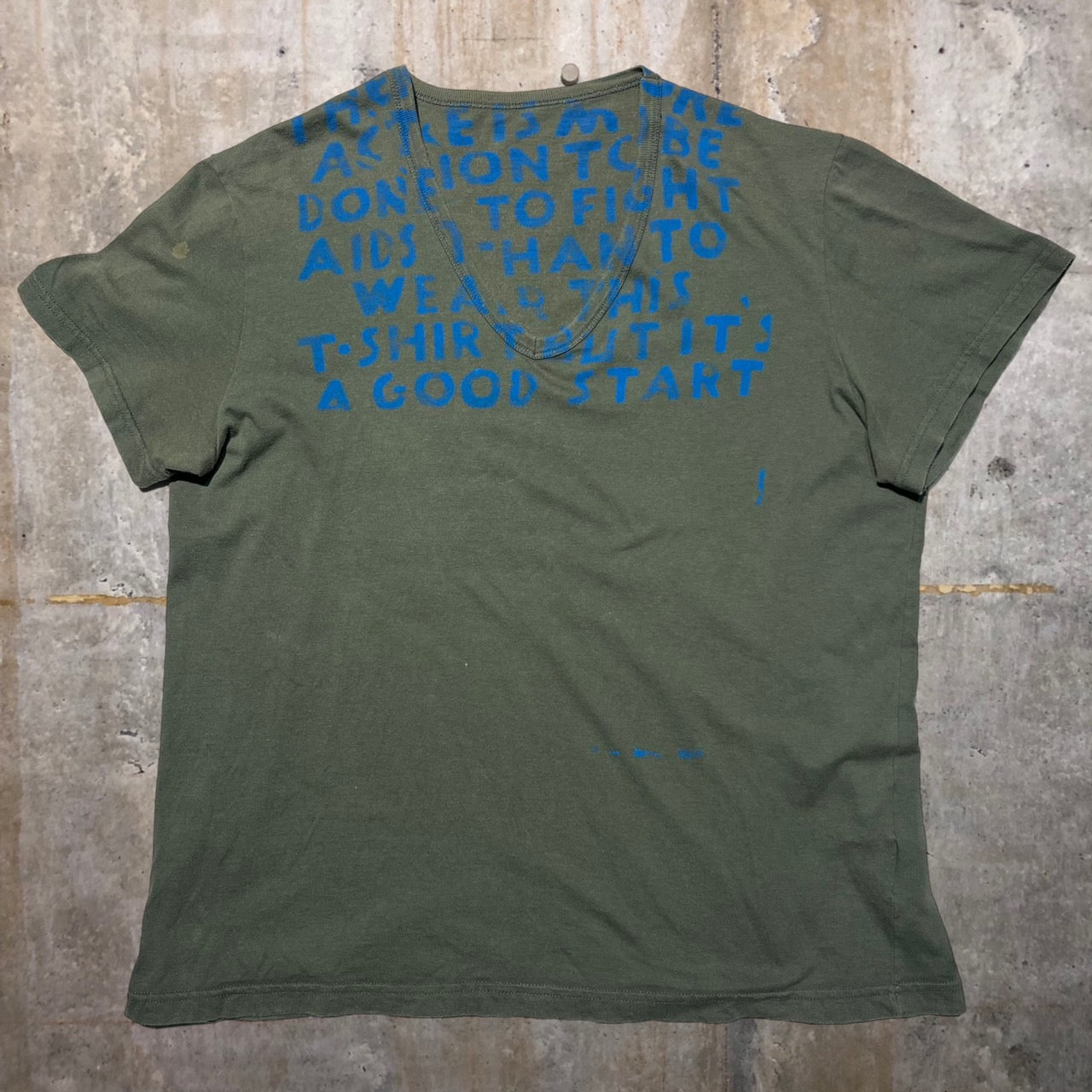 ☆極上‼️人気サイズ☆エイズ Tシャツ 赤×白 L 00SS ここのえタグ 初期物