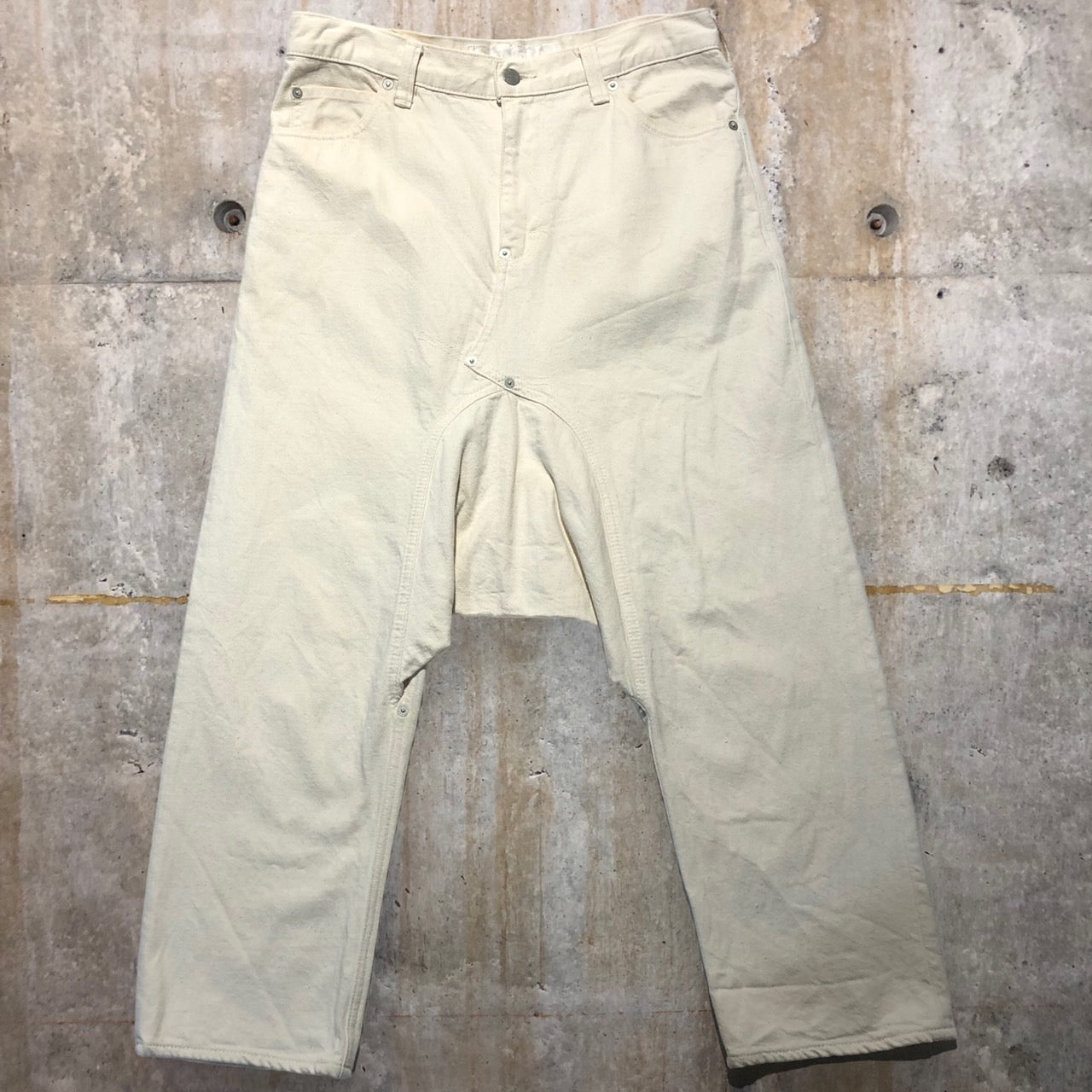 15ss ガンリュウ GANRYU サルエルパンツ M コムデギャルソン COMME des