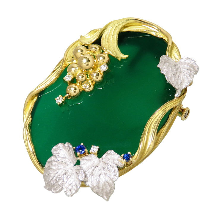 ジュエリーデザイナー石川暢子作ブローチ