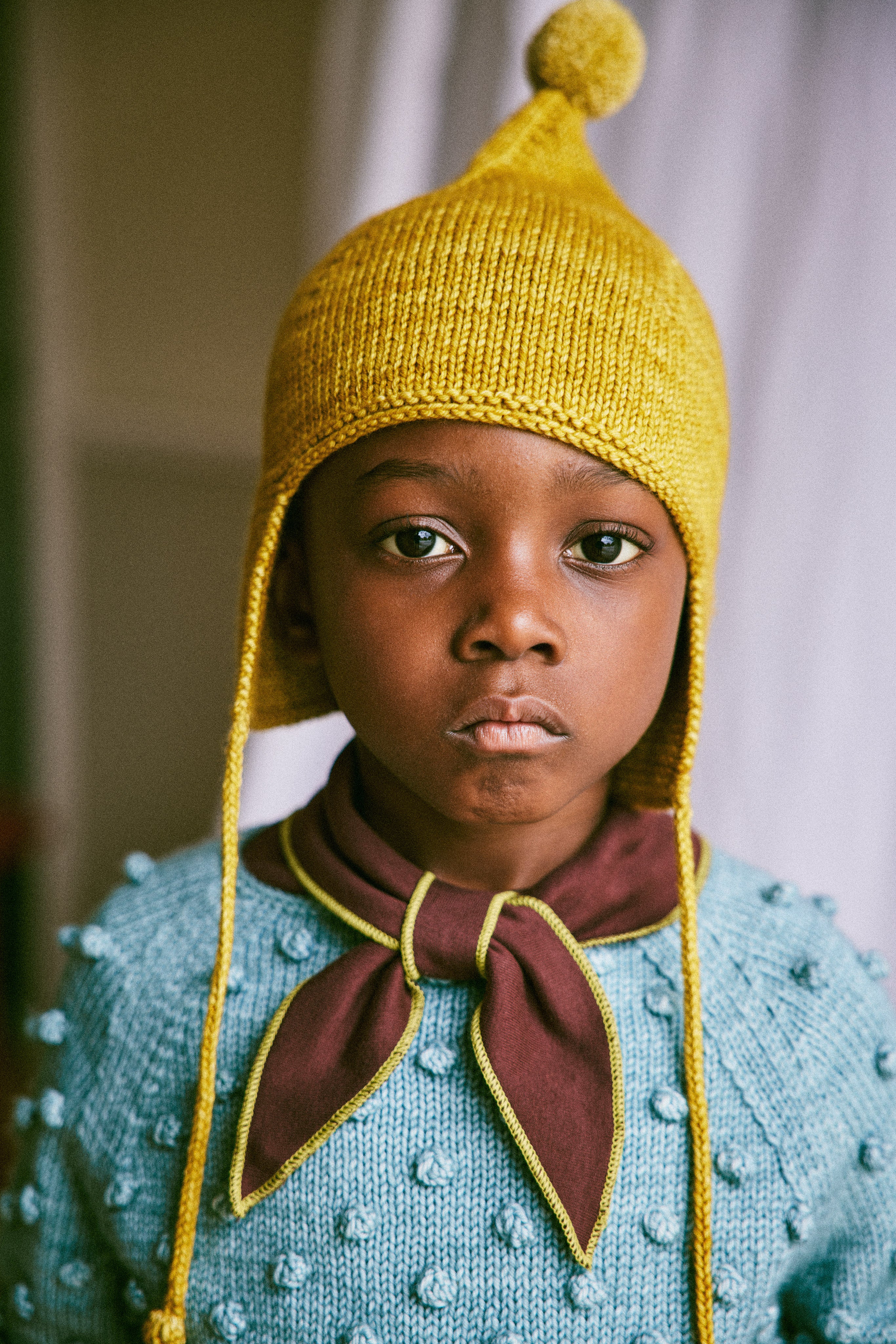 misha&mamaowlコラボ pointy peak hat 4-6y