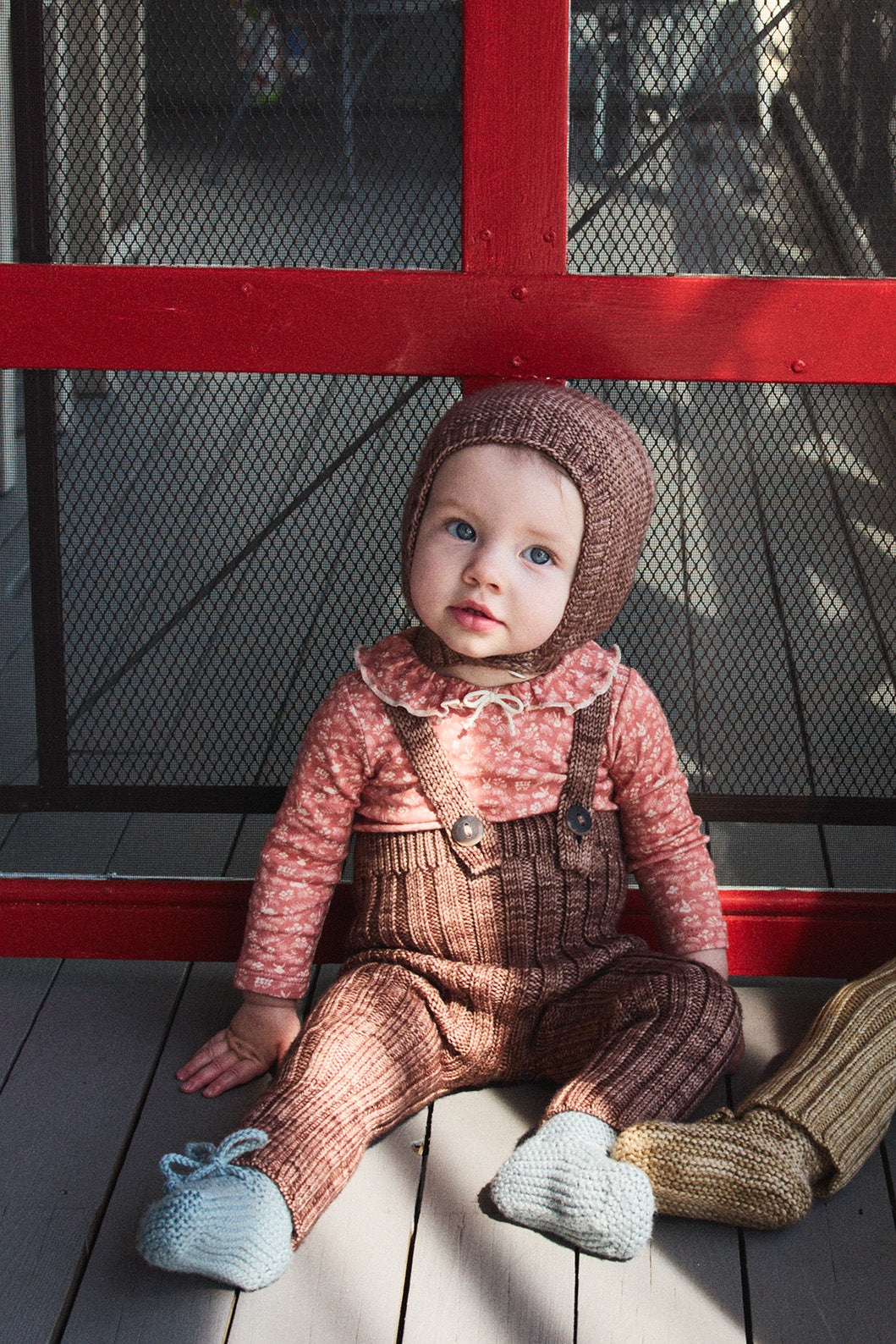 misha and puff ロンギース 6-12m Misha and Puff Rib Longies 6-12m