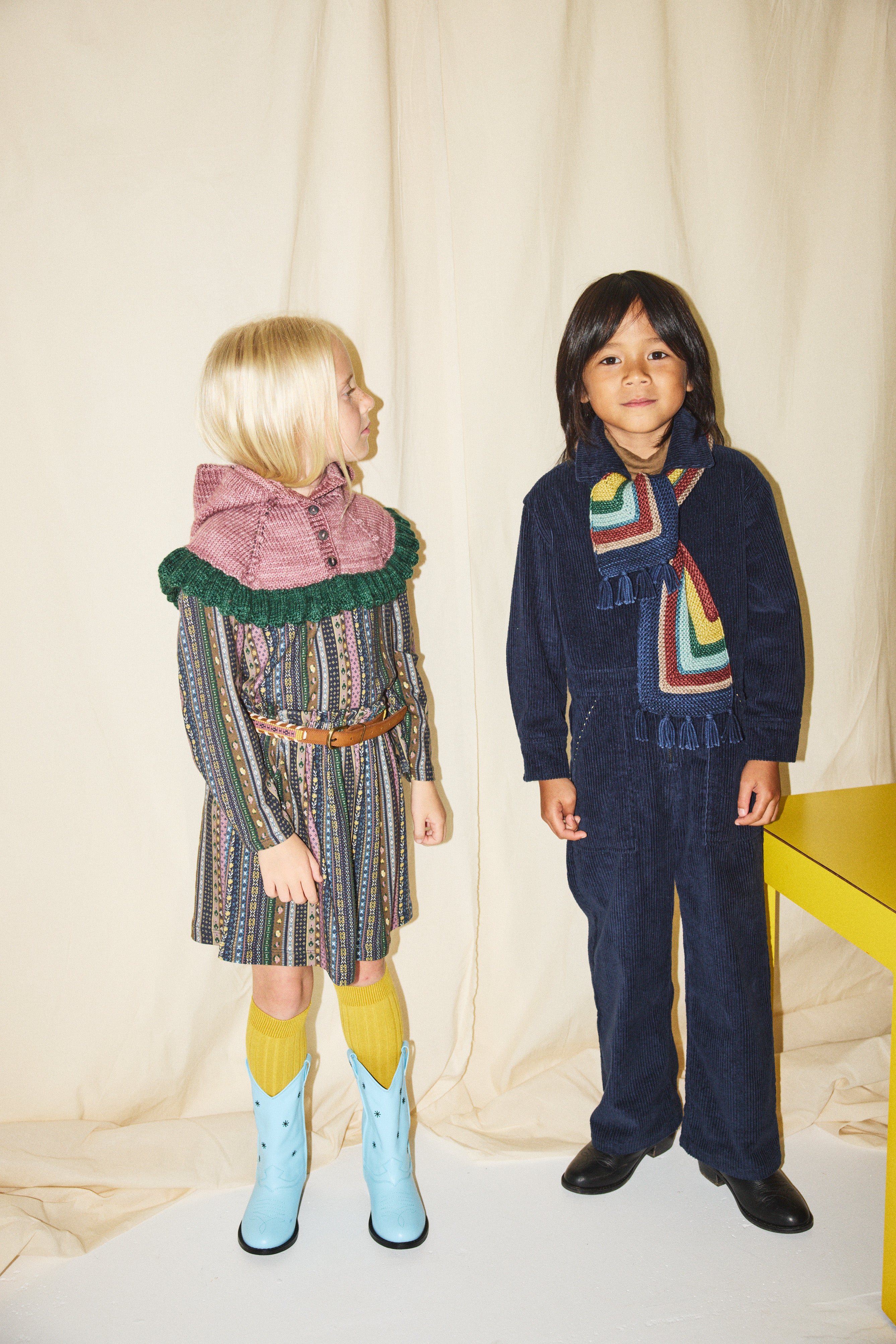 Ruffle Capelet – Misha & Puff