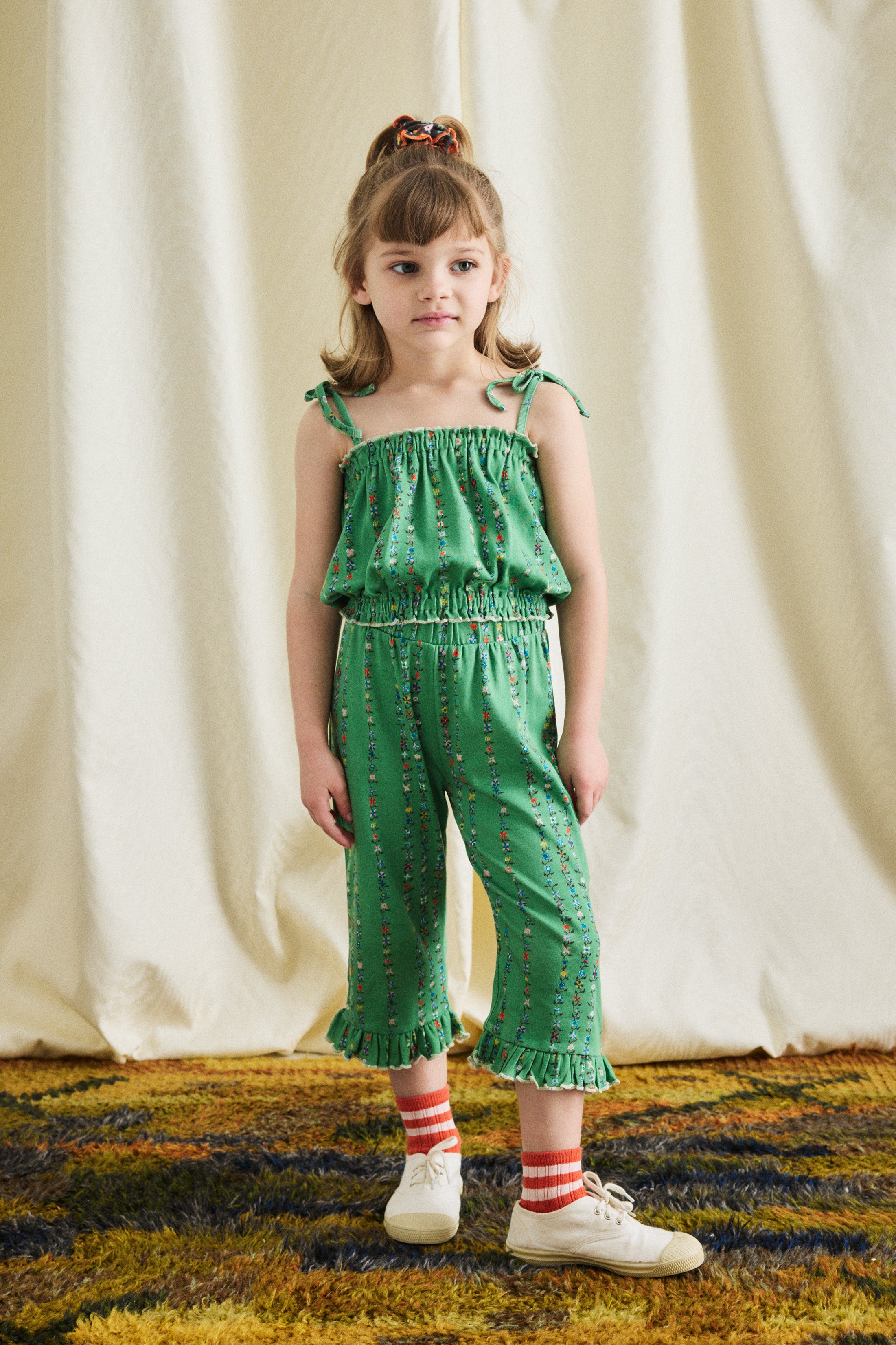 misha and puff】Ruffle Pedal Pusher 2y