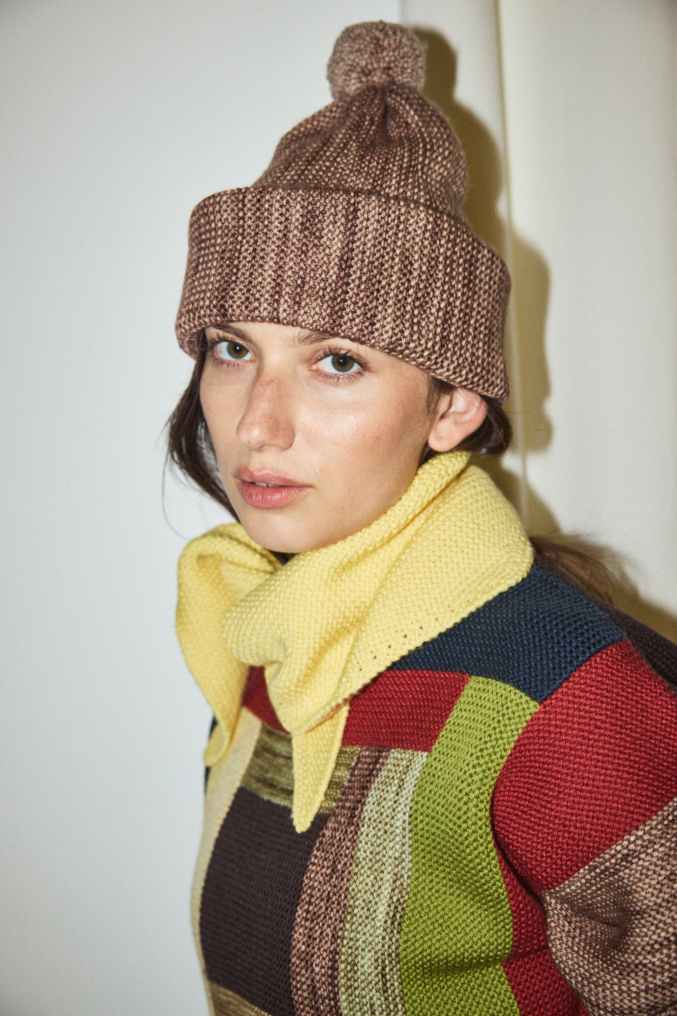 Garter Hat – Misha & Puff