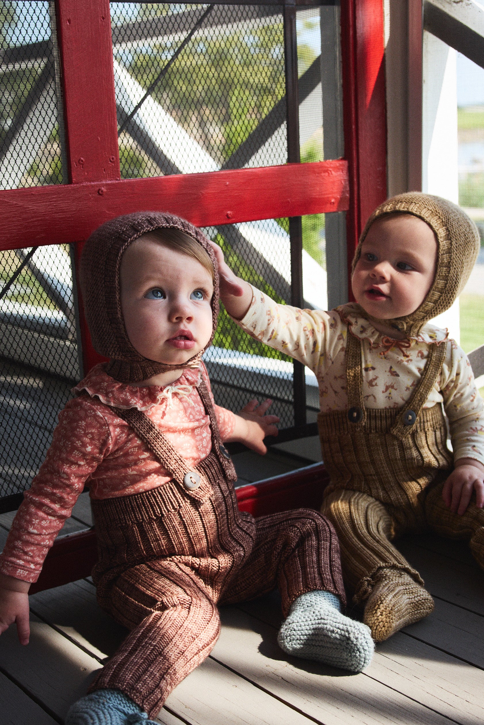 レッグウェア misha&puff Rib Longies Patina 12-18m Baby Rib Longies