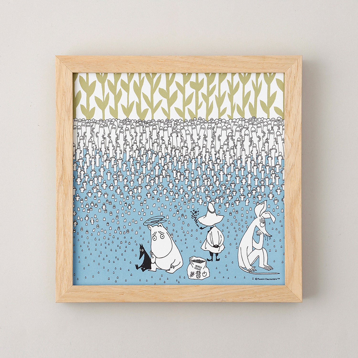 MOOMIN TRIBUTE WORKS×a good view アートポスター フレームセット