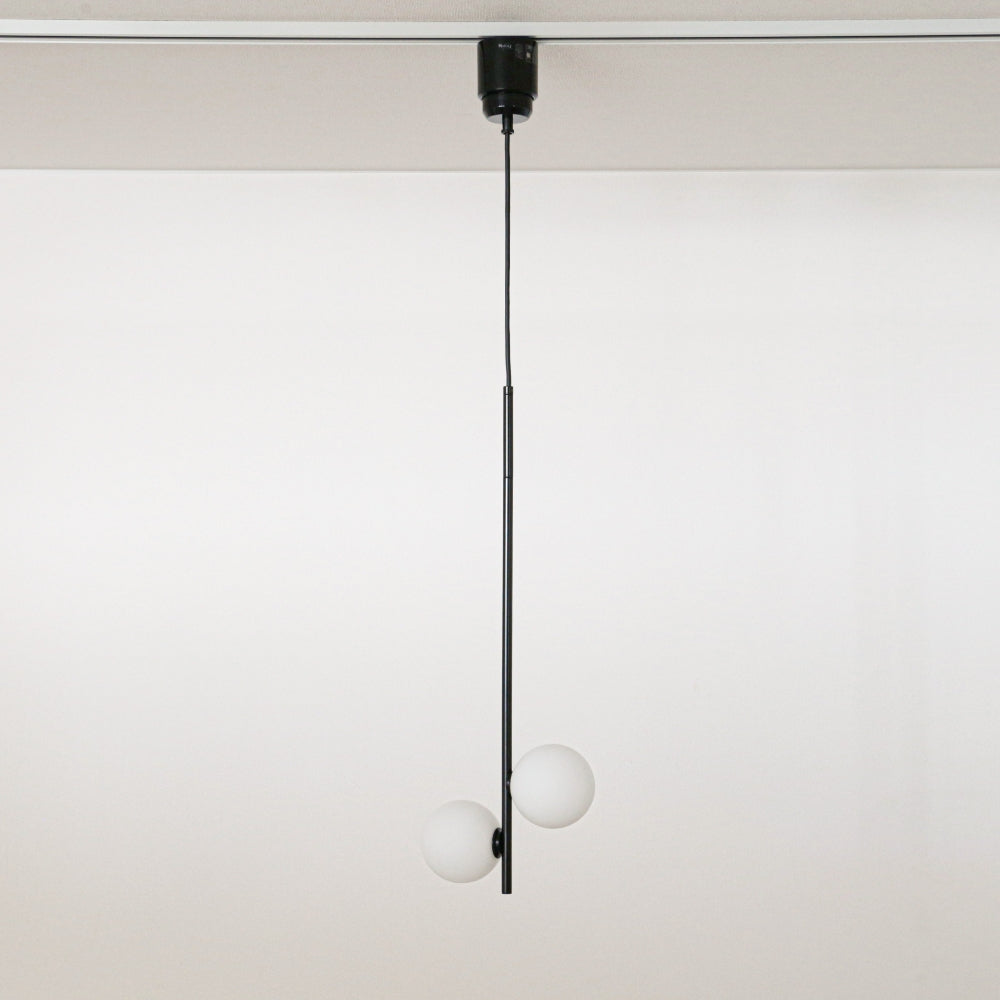 球状ランプが近接したタイプ 2灯 ペンダントライトボディ 引っ掛け