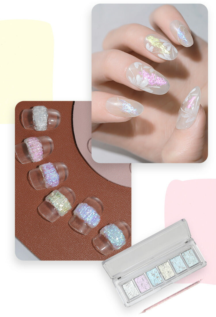 ほぼ未使用品 NOVEL ジェルネイル パウダー パーツセットほぼ未使用品