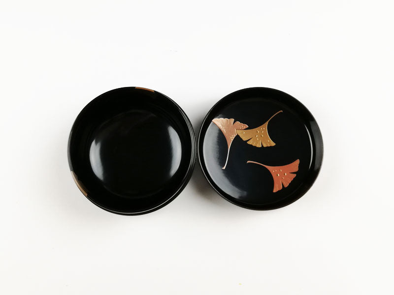 山中塗【道場宗廣作】神代欅 銀杏蒔絵 棗 – 漆陶舗あらき 輪島塗