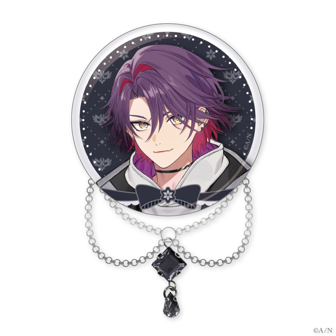 長尾景 缶バッジ VΔLZ 4th Anniversary】ジュエリー缶バッジ｜にじさん