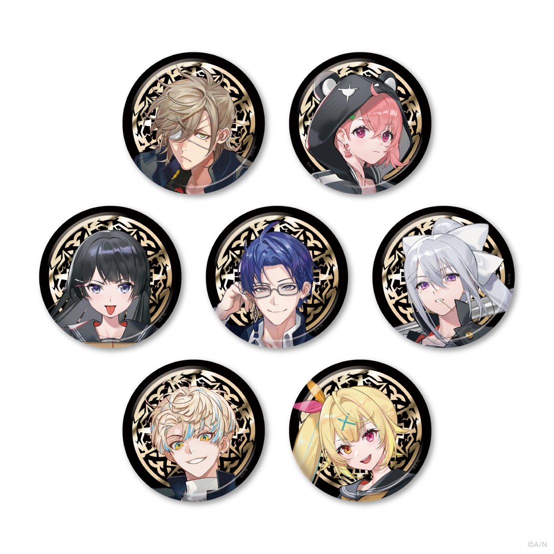 K 100Days×100Visual 缶バッジくじ K 100Days×100Visual 缶バッジくじ