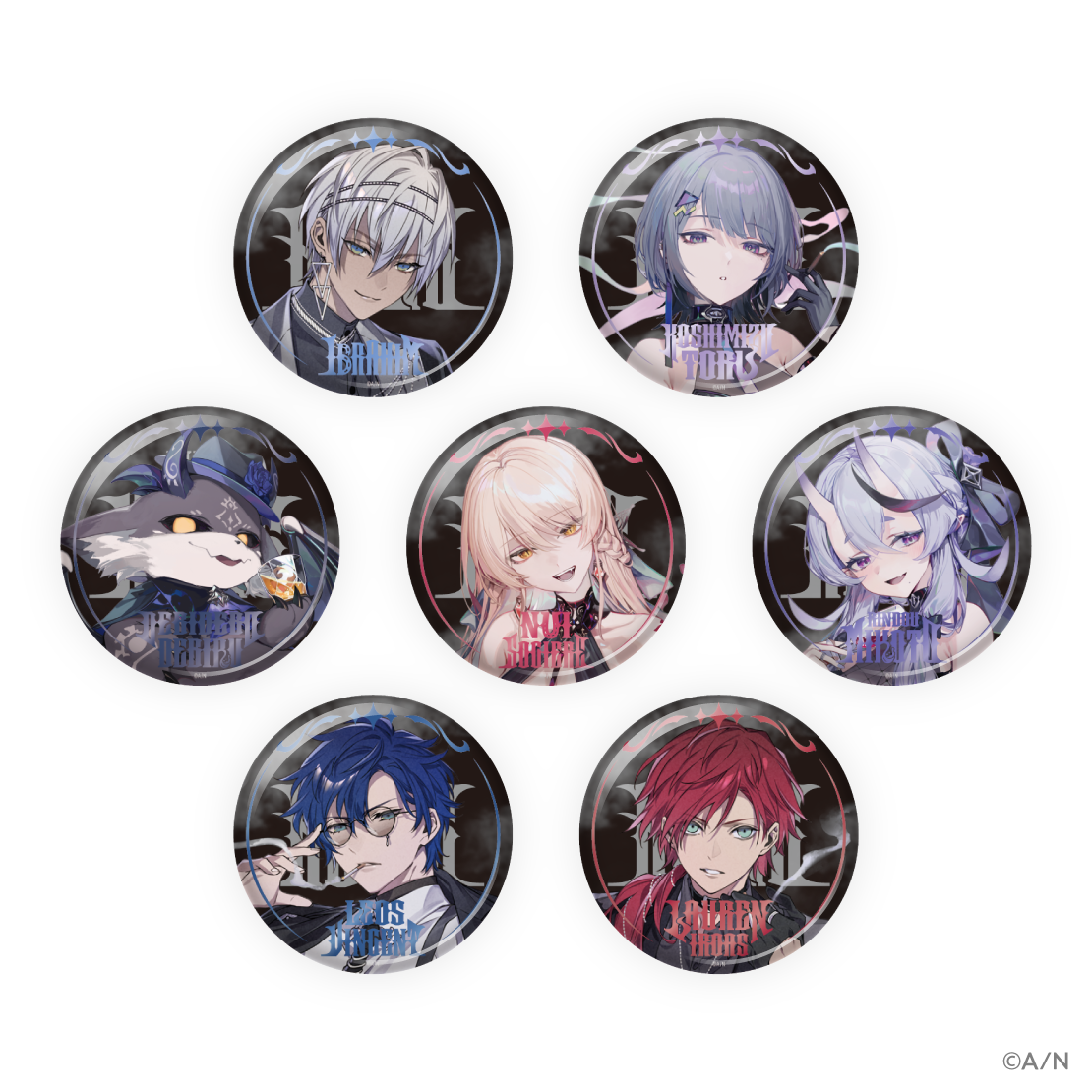 ローレン・イロアス オーロラ缶バッチ 40個 ローレン・イロアス