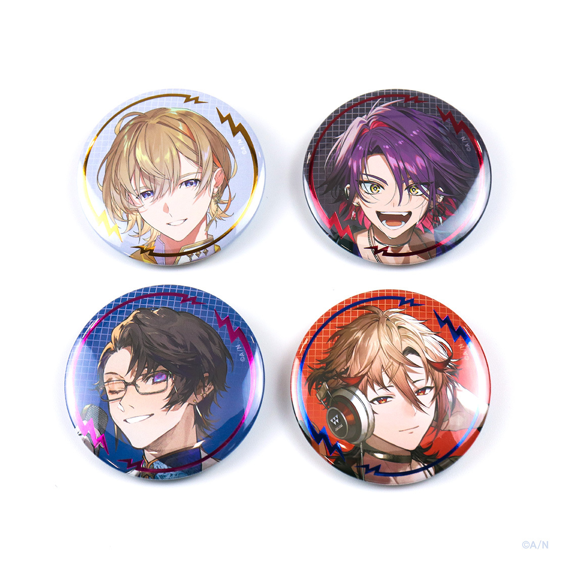 風楽奏斗 1st Anniversary 箔押し缶バッジ 20個 にじさんじ VOLTACTION