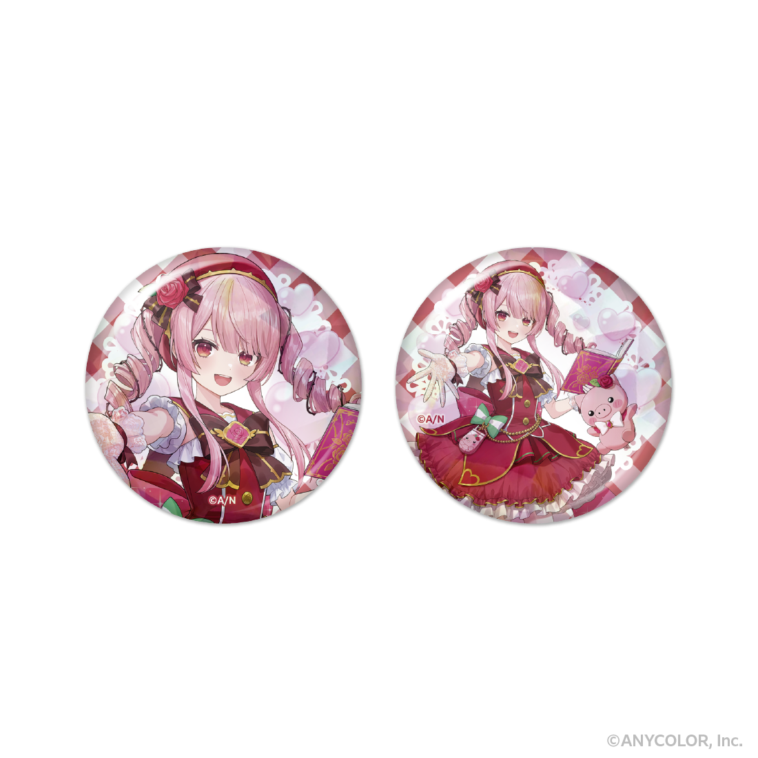 ディアラバ シュウ ホロ缶バッジ 2個 DIABOLIK LOVERS 水戸 限定 逆巻