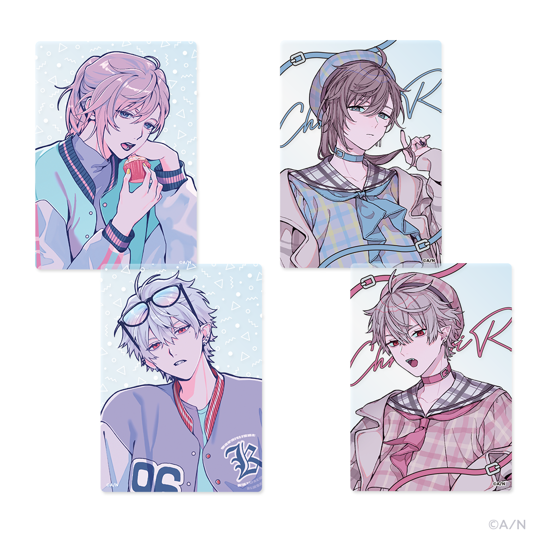 ChroNoiR ニューレトロスタイル】ランダムオーロラ缶バッジ｜にじさん