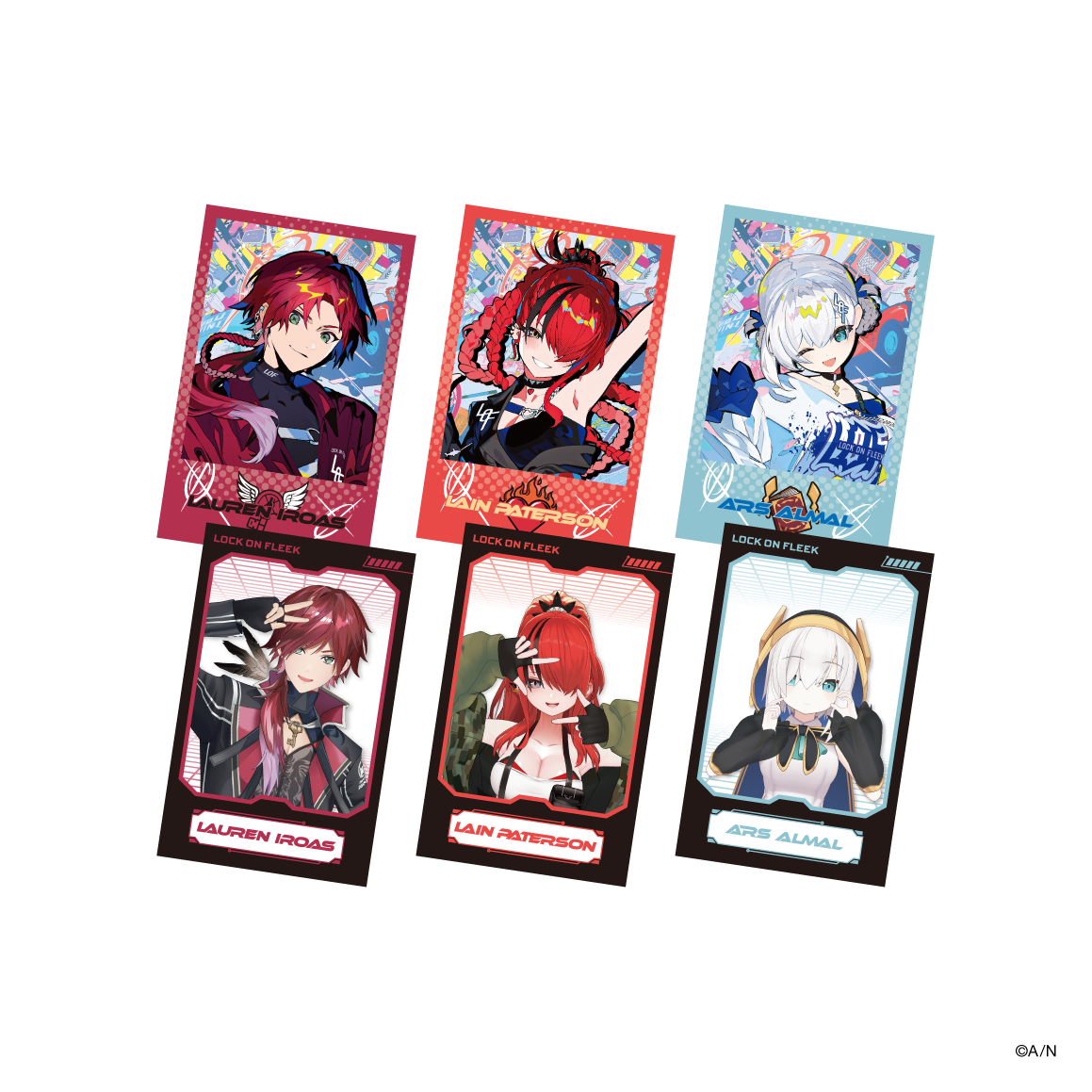 LOCK ON FLEEK GAME FESTA】ランダムチェキ風カード｜にじさんじ