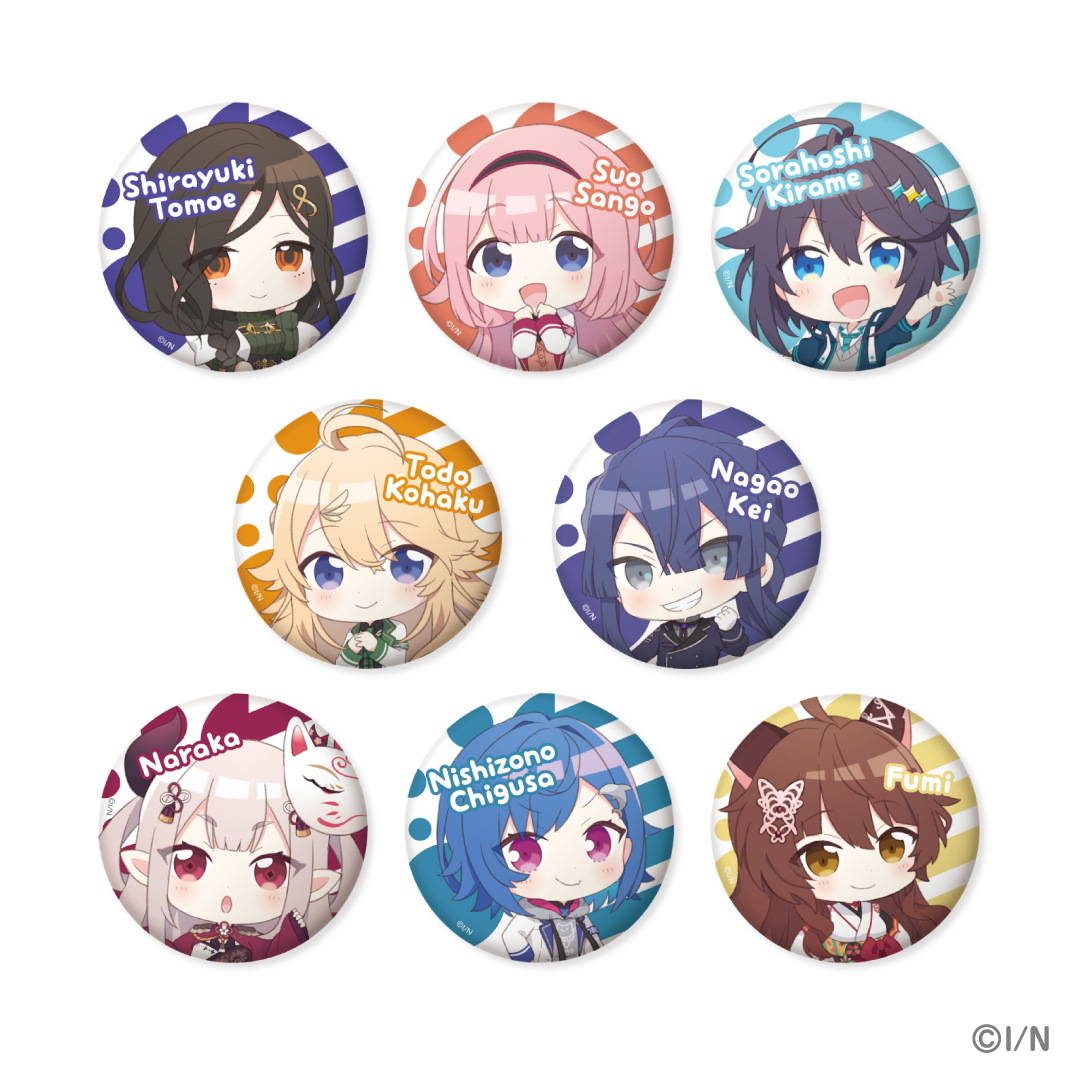 にじさんじぷち第3弾】ランダム缶バッジ3個セット｜にじさんじ