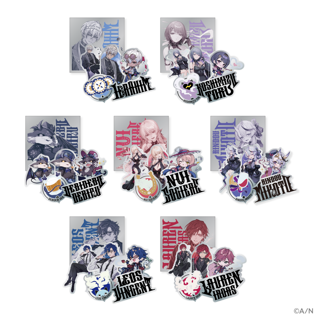 AveMujica 缶バッジ ショートステッカー セット BanG Dream! Ave