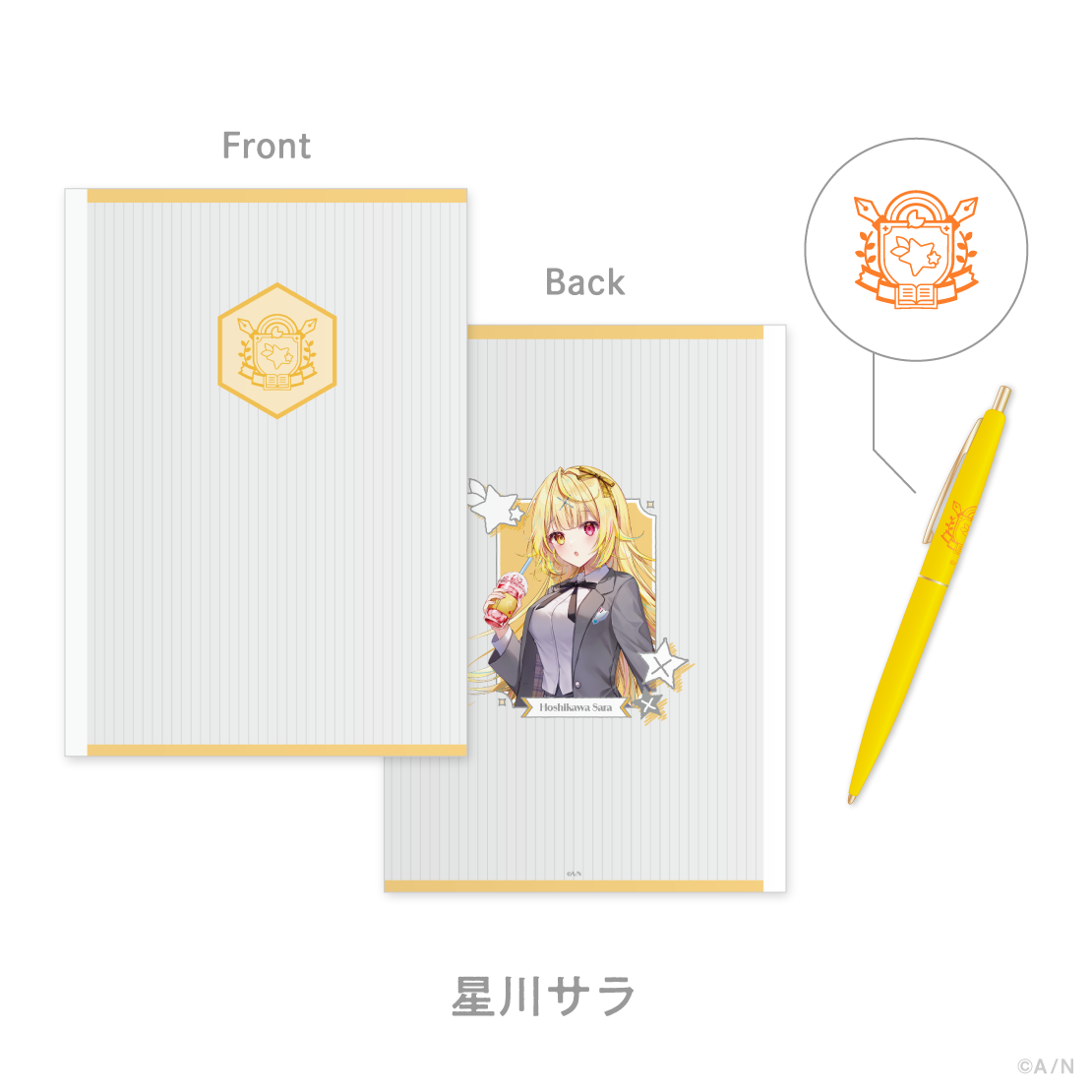 にじさんじ ステーショナリー】糸とじノート＆ペンセット｜にじさんじ