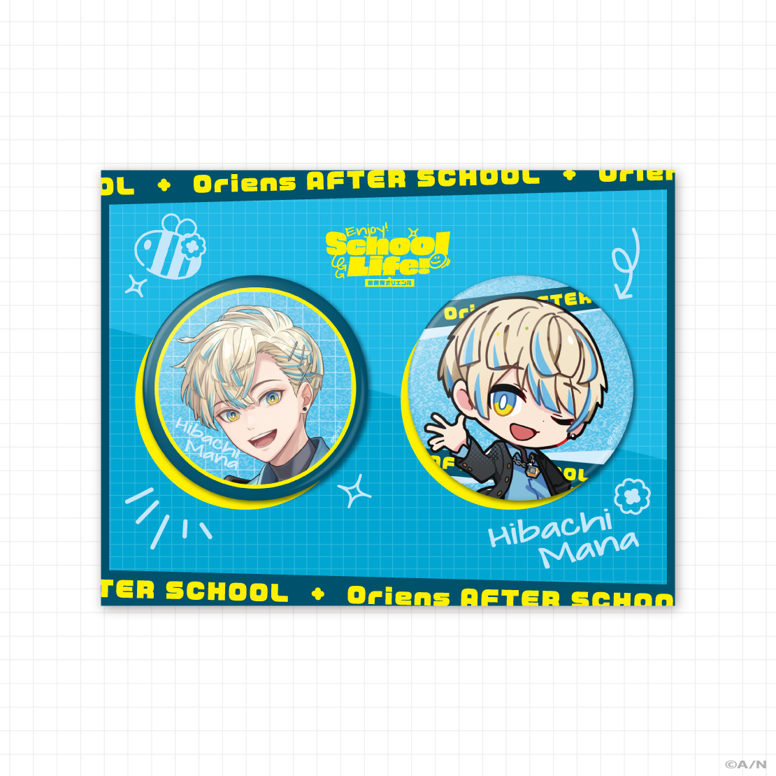 放課後オリエンス Enjoy School Life！ 缶バッジセット 緋八マナ