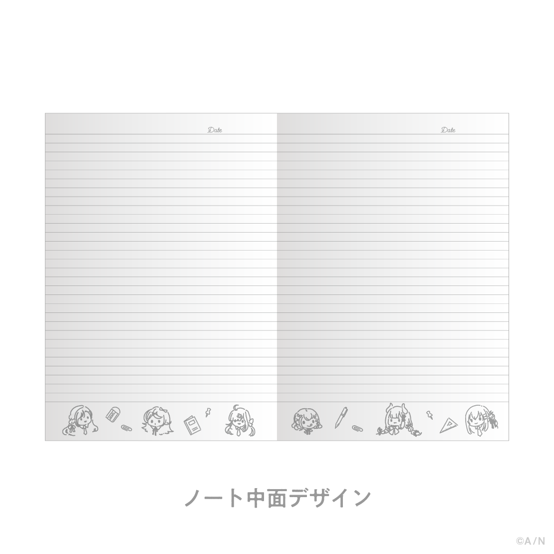 にじさんじ ステーショナリー】糸とじノート＆ペンセット｜にじさんじ