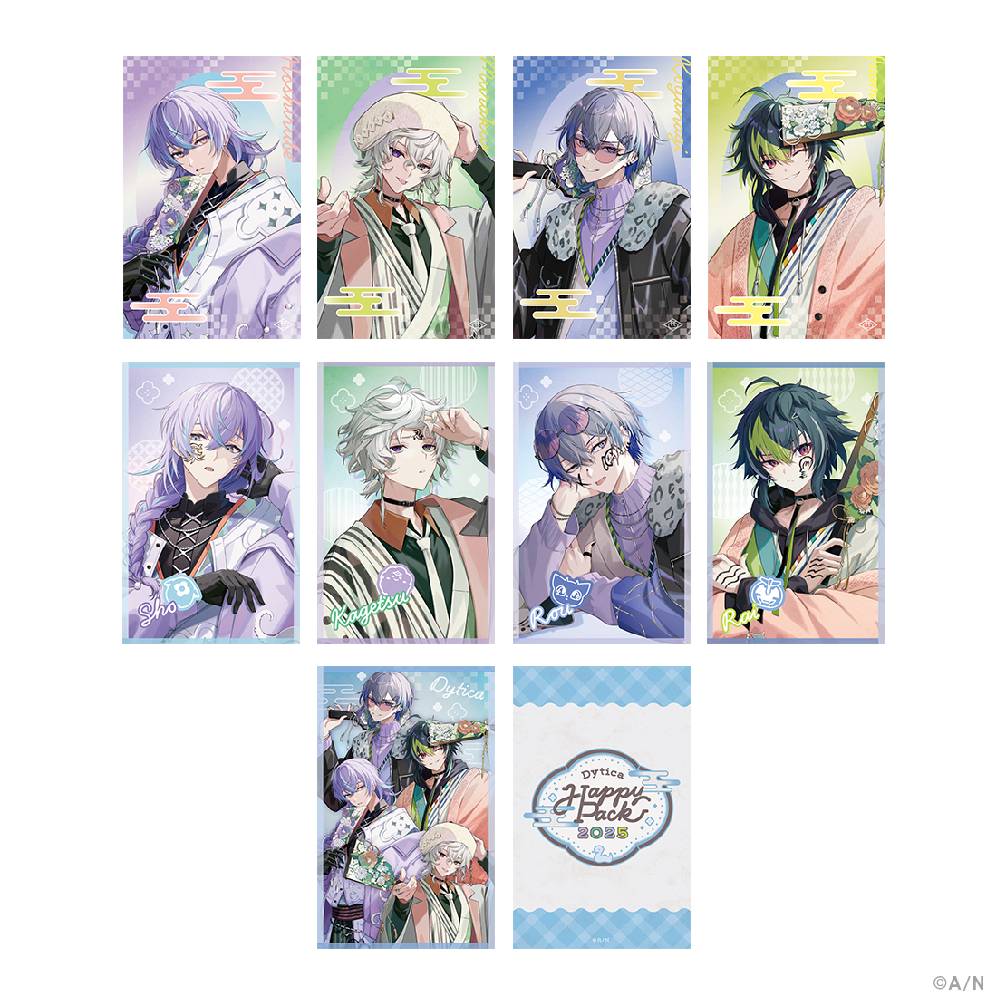 Dytica Happy Pack 2025】ランダムチェキ風カード｜にじさんじ