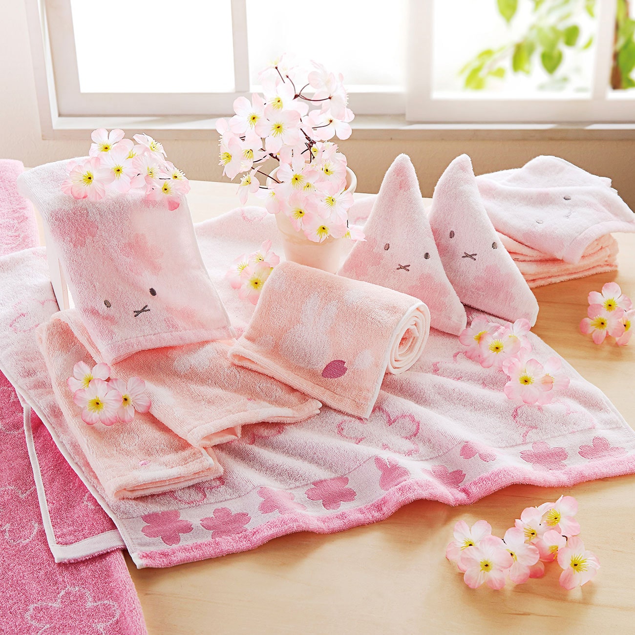 ミッフィーバスタオル1枚ウォッシュタオル1枚セットBR1432 （タオル