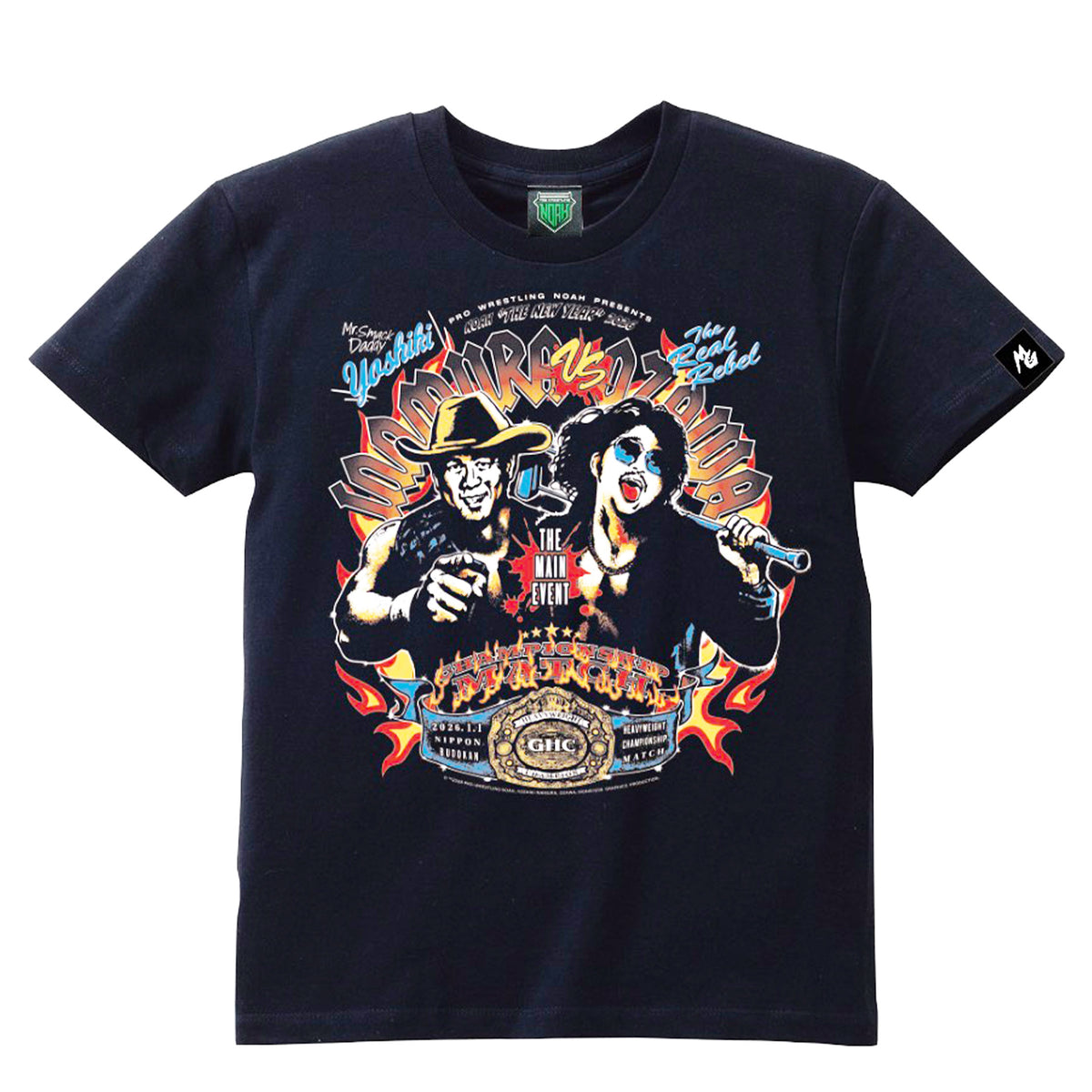 GHCヘビー級選手権 Yoshiki Inamura vs OZAWA ビジュアル Tシャツ