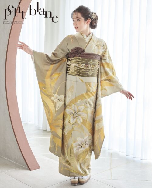 厳選 絞り古典振袖（辻が花／濃紺）20027 | おりえん 振袖ネット