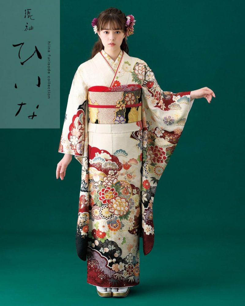 振袖ひいな白23039｜振袖ネットレンタルはおりえん