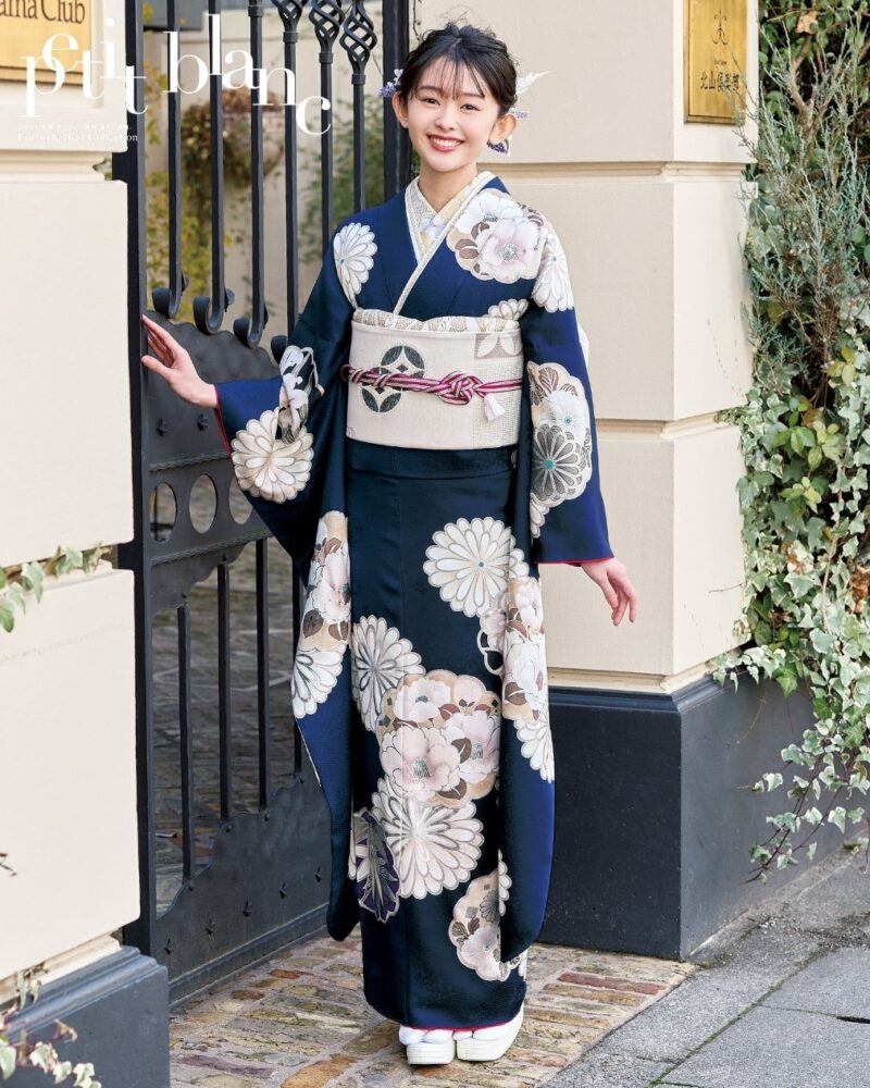 振袖フルセット 紺色 濃紺 振袖フルセット 振袖フルセット｜紺色