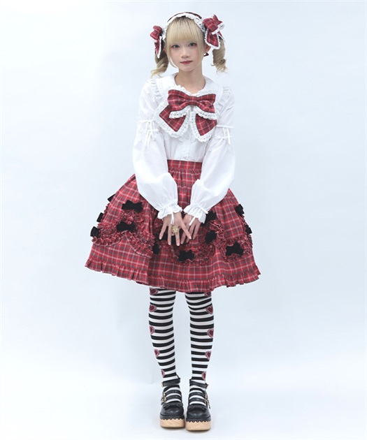 タータンチェックマルチリボン | Chalmiere | axes femme onlineshop