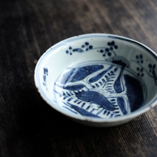 中国 明時代 染付 中国明時代染付(青花)お壺 中国明時代染付(青花)大壺