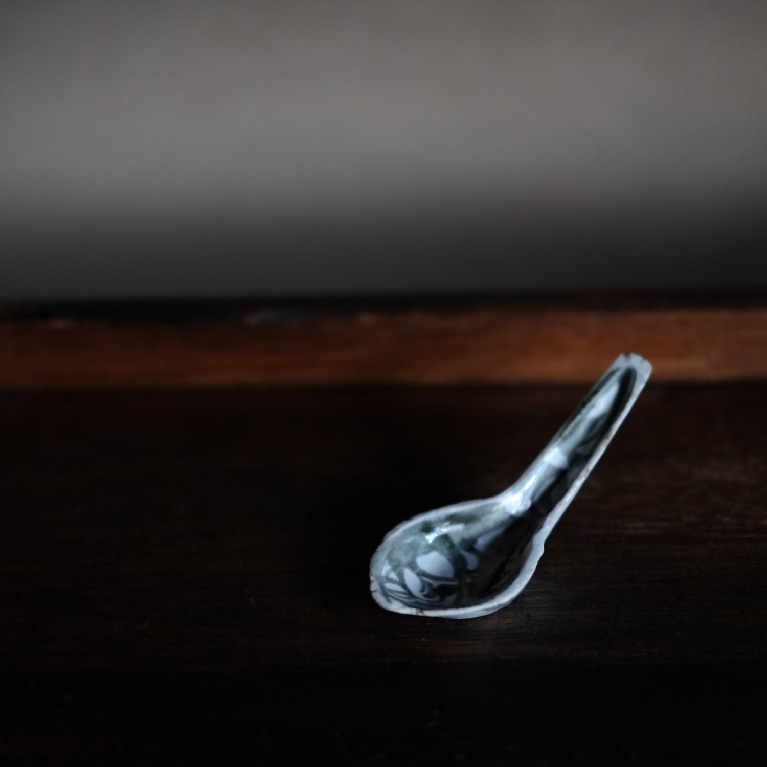 時代 青花唐草文散蓮華 D (明-清朝) – 逢季荘