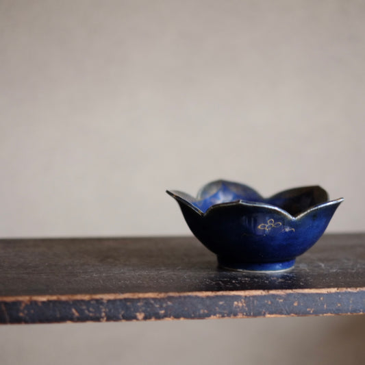 時代 青花唐草文散蓮華 D (明-清朝) – 逢季荘