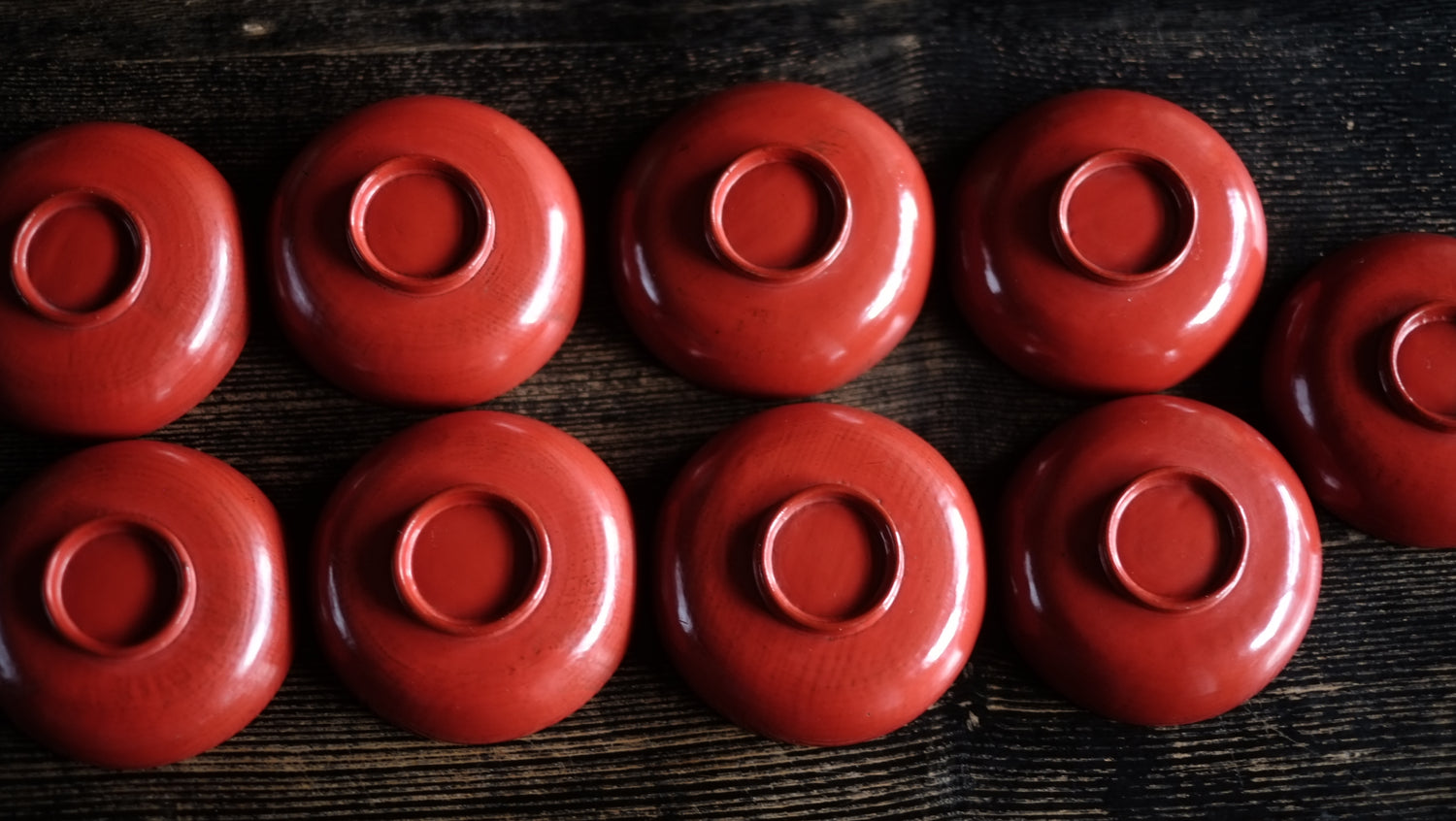 漆工芸 朱漆 金蒔絵 盃⑤ 江戸から明治時代 七組盃のひとつ