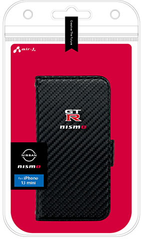 GT-R nismo iPhone13 mini用 カーボン調 手帳型ケース | 株式会社