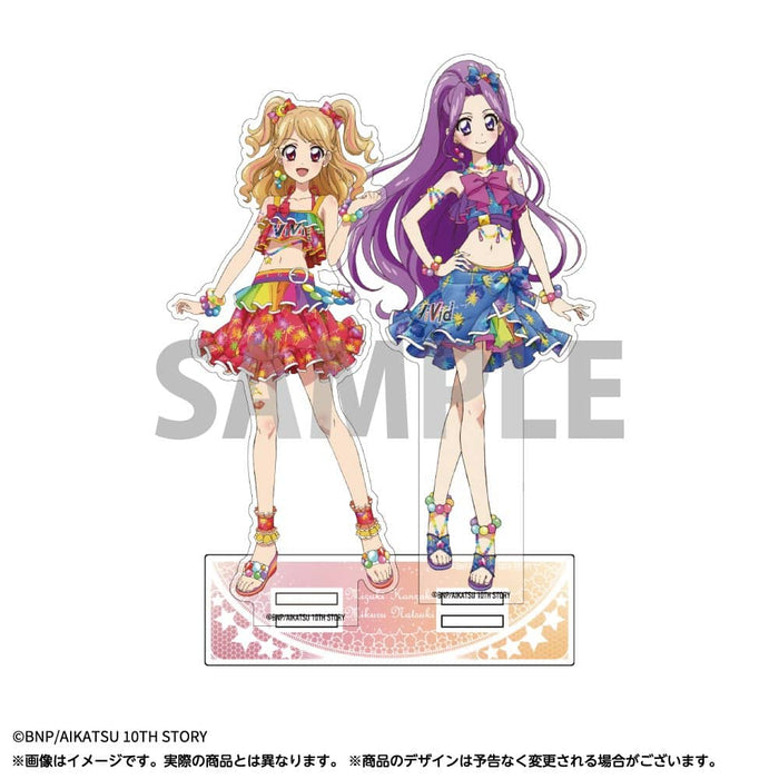 アイカツ 台湾限定 WM ダブルエム 神崎美月 夏樹みくる アクリルスタンド