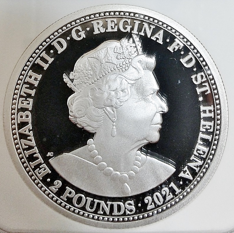 ☆PCGS☆2021 スリーグレイセス PF69 DCAM St. ヘレナ PCGS PR69DCAM