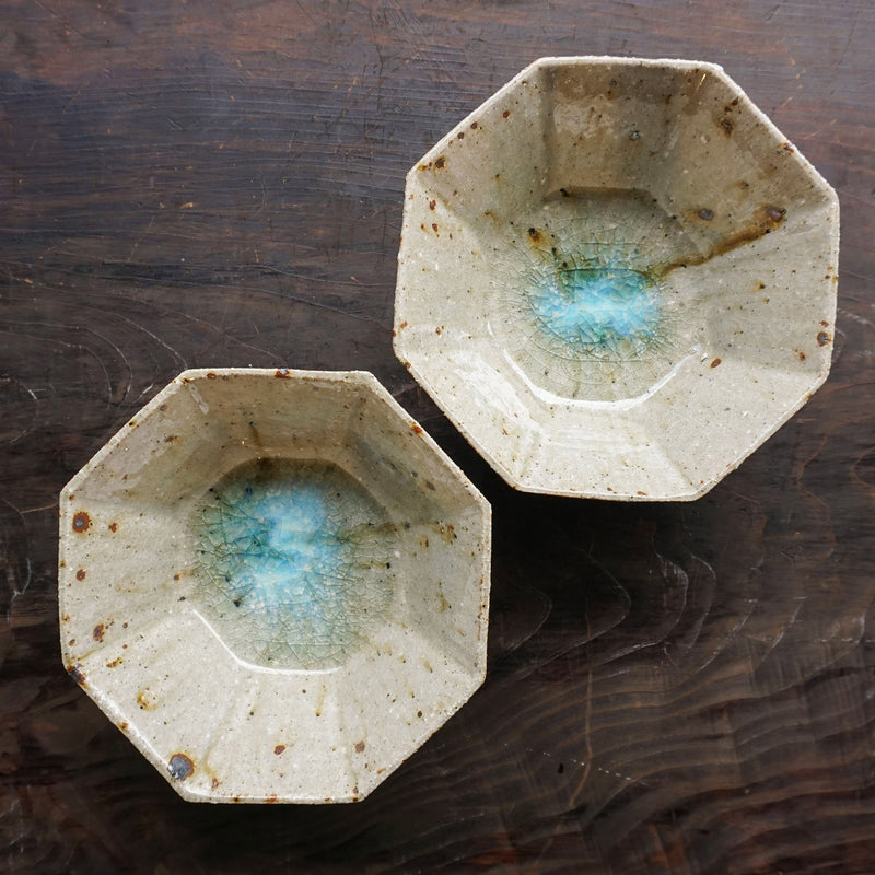 宮城陶器 八角鉢 6寸 青磁釉 – 雨晴/AMAHARE