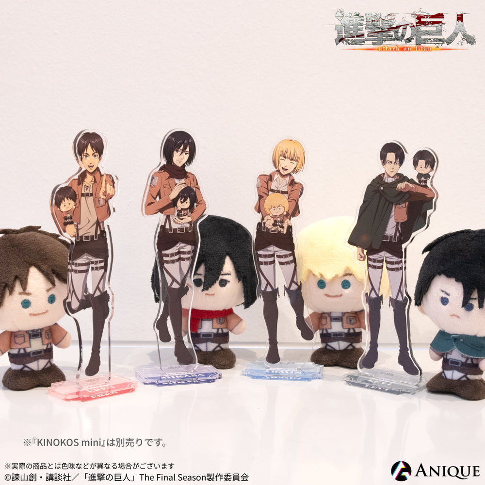 進撃の巨人 キラキラ缶バッジ エレン ミカサ アルミン 文スト アクスタ