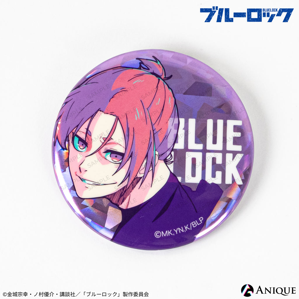 ①ブルーロックマズル御影玲王ホログラム缶バッジ初版