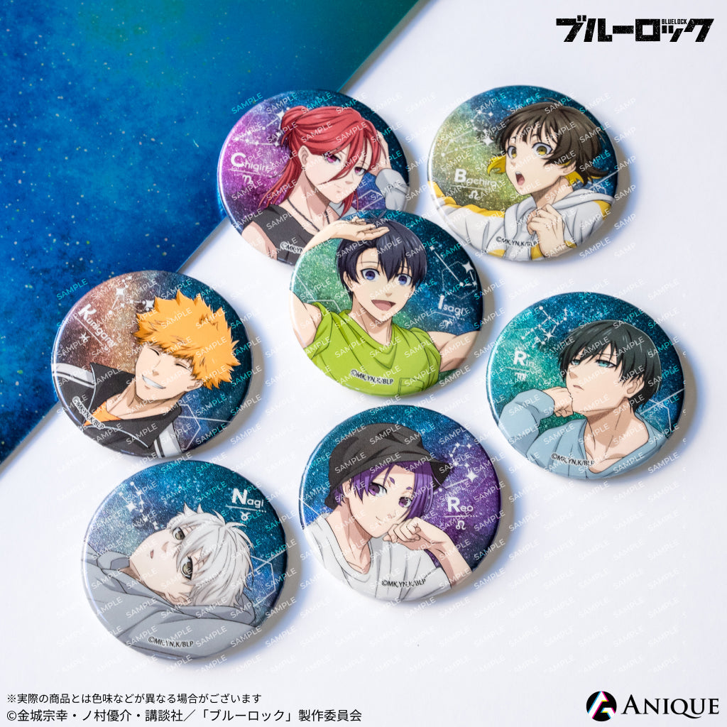 ブルーロック c104 コミケ ラグジュアリー缶バッジ 凪誠士郎 ブルー