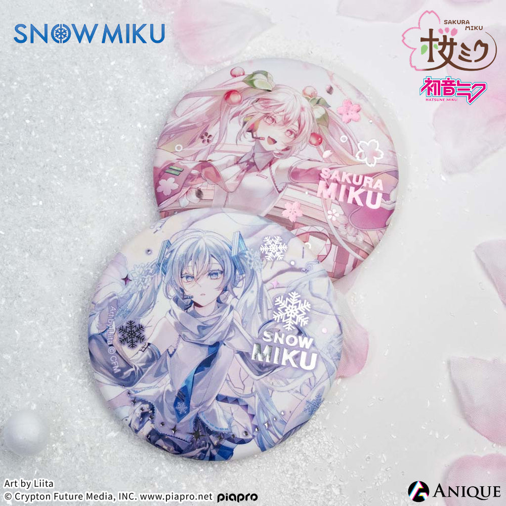 桜ミク 初音ミク 缶バッジ 桜パーティー Ver. しゅがお ロフト 50個 桜