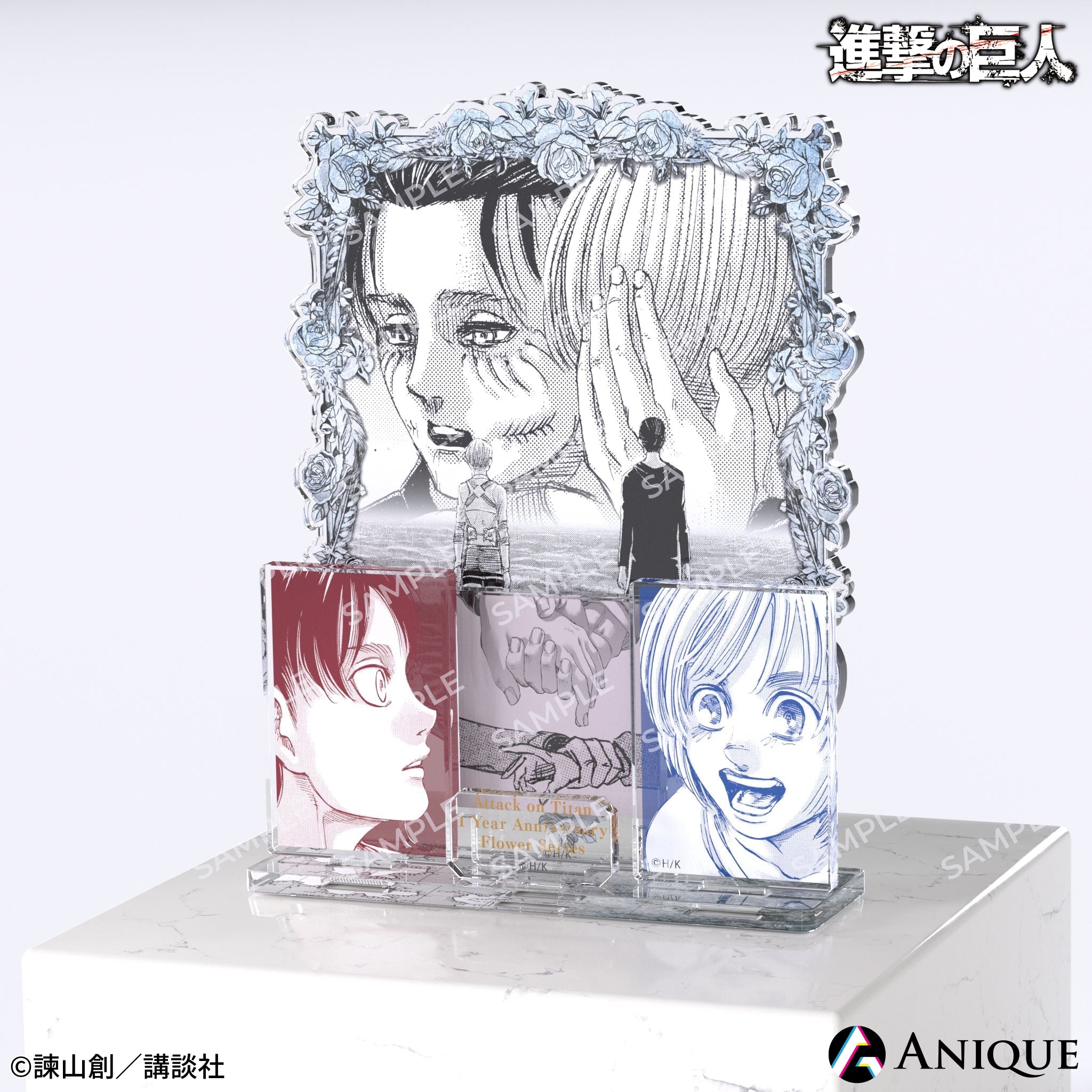 進撃の巨人 エレン オンライン展覧会 メモリアルプレート Anique Shop