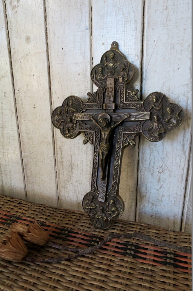 アンティーク 十字架 クロス 真鍮 キリスト 十二使徒 | antiques-educo