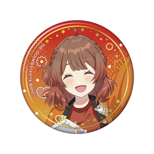 学園アイドルマスター 箔押し缶バッジ／花海佑芽 初星文化祭フェア