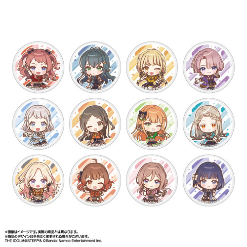 学園アイドルマスター トレーディング缶バッジ The 1st Milestone ver